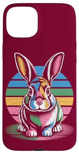 Buntes Kaninchen Hülle für iPhone 15 Plus Buntes Kaninchen Hülle für iPhone 15 Plus von Rabbit Lover Gifts & Tees