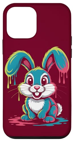 Buntes Kaninchen-Kunstwerk Kaninchen Hülle für iPhone 12 mini Buntes Kaninchen-Kunstwerk Kaninchen Hülle für iPhone 12 mini von Rabbit Lover Gifts & Tees