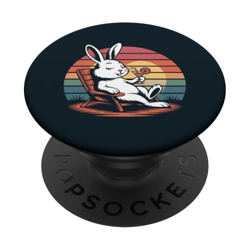 Cocktail-Kaninchen PopSockets Klebender PopGrip Cocktail-Kaninchen PopSockets Klebender PopGrip von Rabbit Lover Gifts & Tees