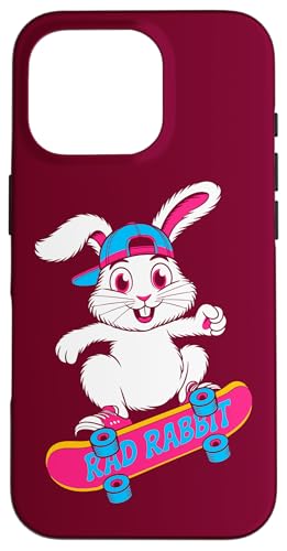 Eislaufendes Kaninchen Skateboard Hase Hülle für iPhone 16 Pro Eislaufendes Kaninchen Skateboard Hase Hülle für iPhone 16 Pro von Rabbit Lover Gifts & Tees