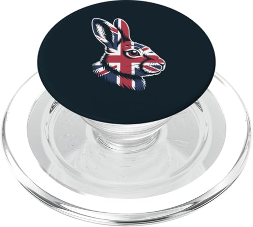 Kaninchen Flagge Großbritanniens Kaninchen PopSockets PopGrip für MagSafe Kaninchen Flagge Großbritanniens Kaninchen PopSockets PopGrip für MagSafe von Rabbit Lover Gifts & Tees