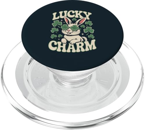 Kaninchen St. Patricks Day Hase PopSockets PopGrip für MagSafe Kaninchen St. Patricks Day Hase PopSockets PopGrip für MagSafe von Rabbit Lover Gifts & Tees