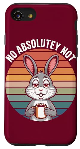 Müder Hase im Büro, Montag, kein Hase Hülle für iPhone SE (2020) / 7 / 8 von Rabbit Lover Gifts & Tees