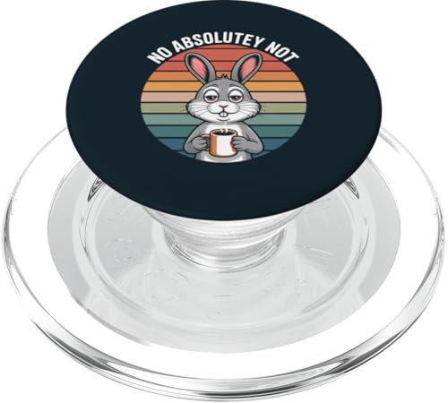 Müder Hase im Büro, Montag, kein Hase PopSockets PopGrip für MagSafe Müder Hase im Büro, Montag, kein Hase PopSockets PopGrip für MagSafe von Rabbit Lover Gifts & Tees
