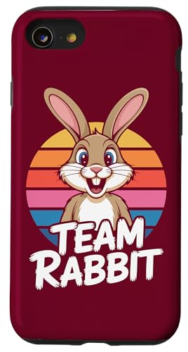 Rabbit-Besitzer Team Rabbit Hülle für iPhone SE (2020) / 7 / 8 von Rabbit Lover Gifts & Tees
