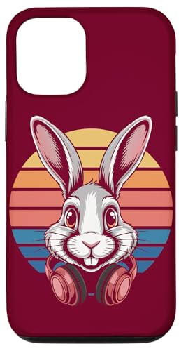 Rabbit Kopfhörer DJ Rabbit Hülle für iPhone 12/12 Pro von Rabbit Lover Gifts & Tees