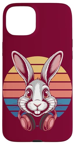 Rabbit Kopfhörer DJ Rabbit Hülle für iPhone 15 Plus Rabbit Kopfhörer DJ Rabbit Hülle für iPhone 15 Plus von Rabbit Lover Gifts & Tees
