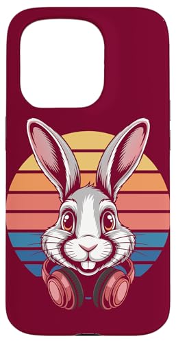 Rabbit Kopfhörer DJ Rabbit Hülle für iPhone 15 Pro Rabbit Kopfhörer DJ Rabbit Hülle für iPhone 15 Pro von Rabbit Lover Gifts & Tees