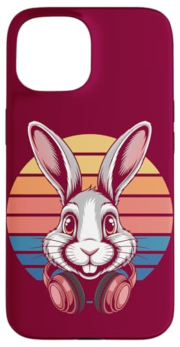 Rabbit Kopfhörer DJ Rabbit Hülle für iPhone 15 Rabbit Kopfhörer DJ Rabbit Hülle für iPhone 15 von Rabbit Lover Gifts & Tees