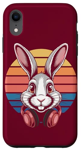 Rabbit Kopfhörer DJ Rabbit Hülle für iPhone XR von Rabbit Lover Gifts & Tees