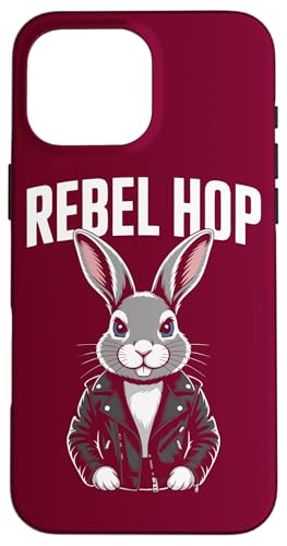 Rabbit Rebel Hop Hase Hülle für iPhone 16 Pro Max Rabbit Rebel Hop Hase Hülle für iPhone 16 Pro Max von Rabbit Lover Gifts & Tees