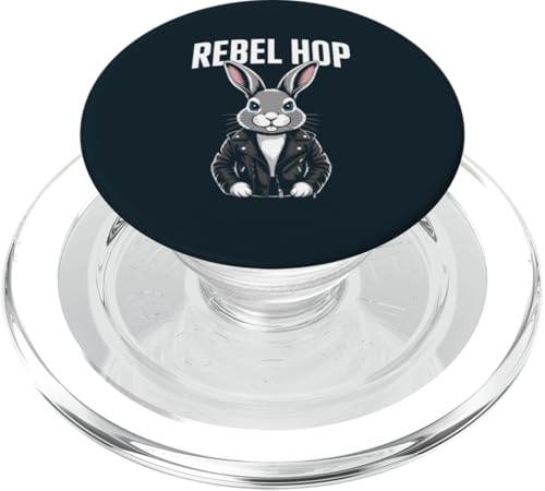 Rabbit Rebel Hop Hase PopSockets PopGrip für MagSafe Rabbit Rebel Hop Hase PopSockets PopGrip für MagSafe von Rabbit Lover Gifts & Tees