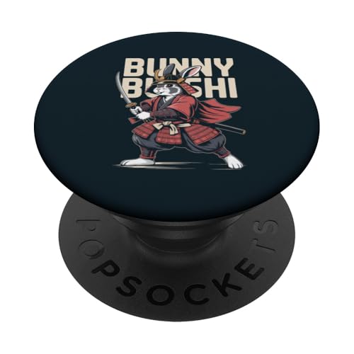 Samurai Hase PopSockets Klebender PopGrip von Rabbit Lover Gifts & Tees