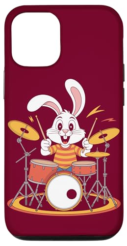 Schlagzeuger Hase Schlagzeugset Hase Hülle für iPhone 12/12 Pro von Rabbit Lover Gifts & Tees