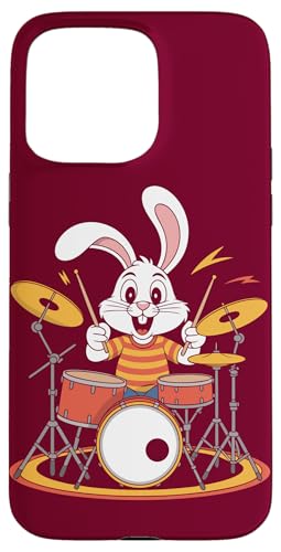 Schlagzeuger Hase Schlagzeugset Hase Hülle für iPhone 15 Pro Max Schlagzeuger Hase Schlagzeugset Hase Hülle für iPhone 15 Pro Max von Rabbit Lover Gifts & Tees