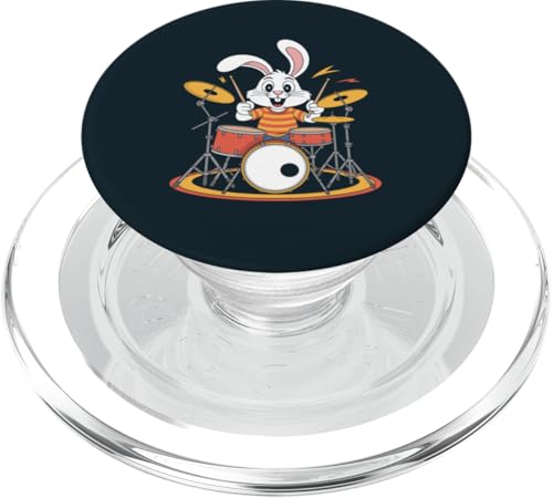 Schlagzeuger Hase Schlagzeugset Hase PopSockets PopGrip für MagSafe Schlagzeuger Hase Schlagzeugset Hase PopSockets PopGrip für MagSafe von Rabbit Lover Gifts & Tees