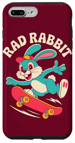 Skater Rabbit Skateboard Hase Hülle für iPhone 7 Plus/8 Plus Skater Rabbit Skateboard Hase Hülle für iPhone 7 Plus/8 Plus von Rabbit Lover Gifts & Tees