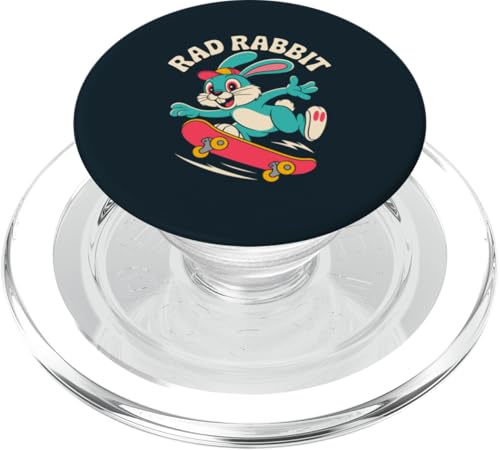 Skater Rabbit Skateboard Hase PopSockets PopGrip für MagSafe Skater Rabbit Skateboard Hase PopSockets PopGrip für MagSafe von Rabbit Lover Gifts & Tees