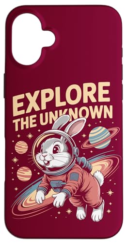 Space Rabbit Astronaut Hase Hülle für iPhone 16 Plus von Rabbit Lover Gifts & Tees