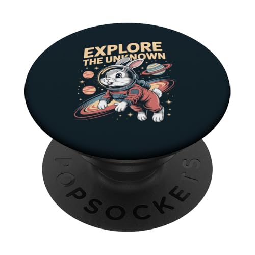 Space Rabbit Astronaut Hase PopSockets Klebender PopGrip Space Rabbit Astronaut Hase PopSockets Klebender PopGrip von Rabbit Lover Gifts & Tees