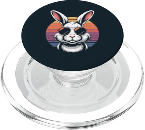 Vintage Hase trägt Sonnenbrille Kaninchen PopSockets PopGrip für MagSafe Vintage Hase trägt Sonnenbrille Kaninchen PopSockets PopGrip für MagSafe von Rabbit Lover Gifts & Tees