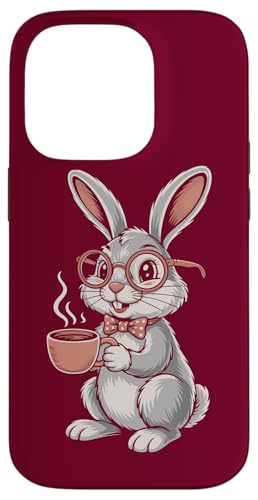 Vintage Hipster Hase Kaffeegläser Hase Hülle für iPhone 14 Pro Vintage Hipster Hase Kaffeegläser Hase Hülle für iPhone 14 Pro von Rabbit Lover Gifts & Tees