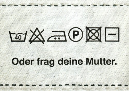 Postkarte Sprüche & Humor "Oder frag deine Mutter." von Rabenmütter
