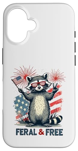 Feral and free Waschbär Patriotisch 4. Juli Feral But Free Hülle für iPhone 16 Feral and free Waschbär Patriotisch 4. Juli Feral But Free Hülle für iPhone 16 von Raccoon Feral & Free Independence Day 4th of july