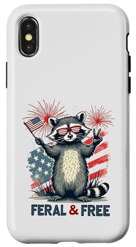 Feral and free Waschbär Patriotisch 4. Juli Feral But Free Hülle für iPhone X/XS Feral and free Waschbär Patriotisch 4. Juli Feral But Free Hülle für iPhone X/XS von Raccoon Feral & Free Independence Day 4th of july