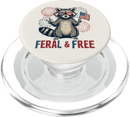 Feral and free Waschbär Patriotisch 4. Juli Feral But Free PopSockets PopGrip für MagSafe Feral and free Waschbär Patriotisch 4. Juli Feral But Free PopSockets PopGrip für MagSafe von Raccoon Feral & Free Independence Day 4th of july