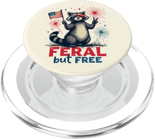 Feral and free Waschbär Patriotisch 4. Juli Feral But Free PopSockets PopGrip für MagSafe Feral and free Waschbär Patriotisch 4. Juli Feral But Free PopSockets PopGrip für MagSafe von Raccoon Feral & Free Independence Day 4th of july