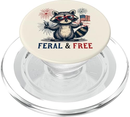 Feral and free Waschbär Patriotisch 4. Juli Feral But Free PopSockets PopGrip für MagSafe Feral and free Waschbär Patriotisch 4. Juli Feral But Free PopSockets PopGrip für MagSafe von Raccoon Feral & Free Independence Day 4th of july