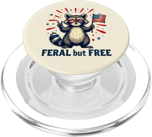 Feral and free Waschbär Patriotisch 4. Juli Feral But Free PopSockets PopGrip für MagSafe Feral and free Waschbär Patriotisch 4. Juli Feral But Free PopSockets PopGrip für MagSafe von Raccoon Feral & Free Independence Day 4th of july