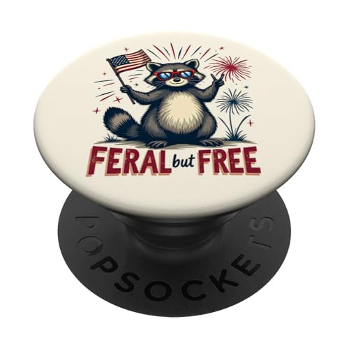 Feral but free Waschbär Patriotisch 4. Juli Feral and Free PopSockets Klebender PopGrip Feral but free Waschbär Patriotisch 4. Juli Feral and Free PopSockets Klebender PopGrip von Raccoon Feral & Free Independence Day 4th of july