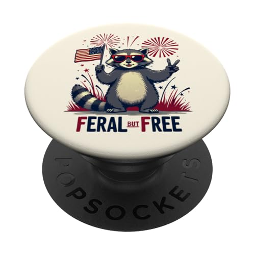 Feral but free Waschbär Patriotisch 4. Juli Feral and Free PopSockets Klebender PopGrip Feral but free Waschbär Patriotisch 4. Juli Feral and Free PopSockets Klebender PopGrip von Raccoon Feral & Free Independence Day 4th of july