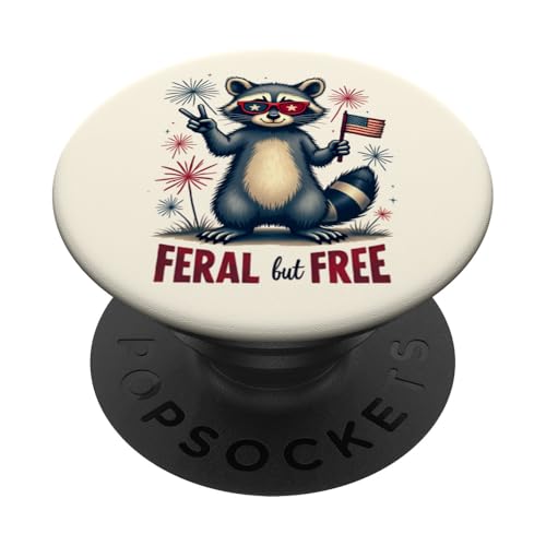 Feral but free Waschbär Patriotisch 4. Juli Feral and Free PopSockets Klebender PopGrip Feral but free Waschbär Patriotisch 4. Juli Feral and Free PopSockets Klebender PopGrip von Raccoon Feral & Free Independence Day 4th of july