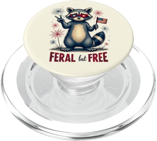 Feral but free Waschbär Patriotisch 4. Juli Feral and Free PopSockets PopGrip für MagSafe Feral but free Waschbär Patriotisch 4. Juli Feral and Free PopSockets PopGrip für MagSafe von Raccoon Feral & Free Independence Day 4th of july