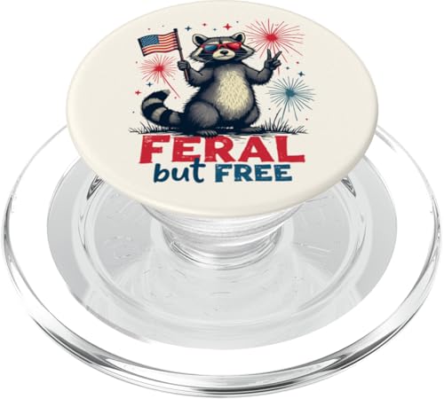 Feral but free Waschbär Patriotisch 4. Juli Feral and Free PopSockets PopGrip für MagSafe Feral but free Waschbär Patriotisch 4. Juli Feral and Free PopSockets PopGrip für MagSafe von Raccoon Feral & Free Independence Day 4th of july
