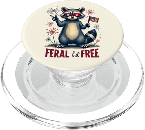 Feral but free Waschbär Patriotisch 4. Juli Feral and Free PopSockets PopGrip für MagSafe Feral but free Waschbär Patriotisch 4. Juli Feral and Free PopSockets PopGrip für MagSafe von Raccoon Feral & Free Independence Day 4th of july