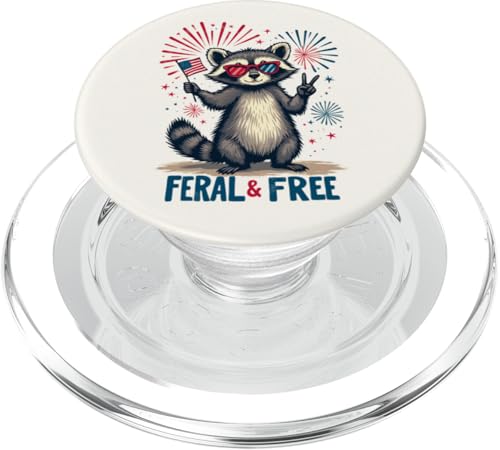 Feral but free Waschbär Patriotisch 4. Juli Feral and Free PopSockets PopGrip für MagSafe Feral but free Waschbär Patriotisch 4. Juli Feral and Free PopSockets PopGrip für MagSafe von Raccoon Feral & Free Independence Day 4th of july
