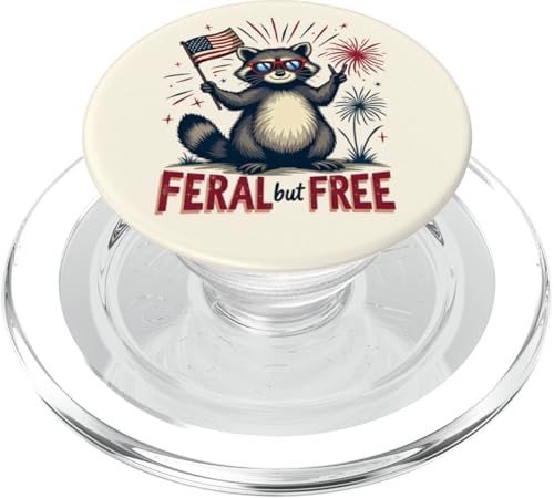 Feral but free Waschbär Patriotisch 4. Juli Feral and Free PopSockets PopGrip für MagSafe Feral but free Waschbär Patriotisch 4. Juli Feral and Free PopSockets PopGrip für MagSafe von Raccoon Feral & Free Independence Day 4th of july