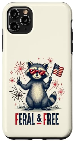 Lustiger Waschbär Feral and Free 4. Juli Patriotische USA-Flagge Hülle für iPhone 11 Pro Max Lustiger Waschbär Feral and Free 4. Juli Patriotische USA-Flagge Hülle für iPhone 11 Pro Max von Raccoon Feral & Free Independence Day 4th of july
