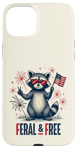 Lustiger Waschbär Feral and Free 4. Juli Patriotische USA-Flagge Hülle für iPhone 15 Plus Lustiger Waschbär Feral and Free 4. Juli Patriotische USA-Flagge Hülle für iPhone 15 Plus von Raccoon Feral & Free Independence Day 4th of july