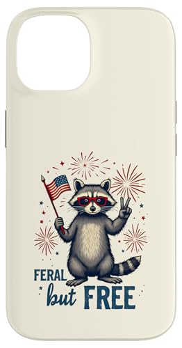 Lustiger Waschbär Feral but Free 4. Juli Patriotische USA-Flagge Hülle für iPhone 14 Lustiger Waschbär Feral but Free 4. Juli Patriotische USA-Flagge Hülle für iPhone 14 von Raccoon Feral & Free Independence Day 4th of july