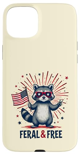 Lustiger Waschbär Feral but Free 4. Juli Patriotische USA-Flagge Hülle für iPhone 15 Plus Lustiger Waschbär Feral but Free 4. Juli Patriotische USA-Flagge Hülle für iPhone 15 Plus von Raccoon Feral & Free Independence Day 4th of july