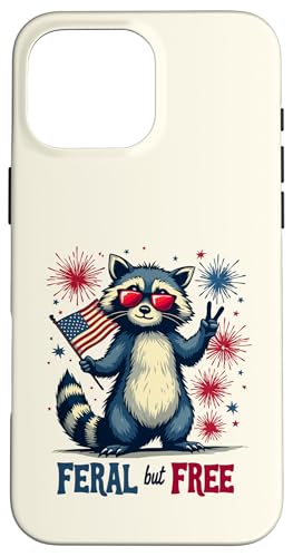Lustiger Waschbär Feral but Free 4. Juli Patriotische USA-Flagge Hülle für iPhone 16 Pro Max Lustiger Waschbär Feral but Free 4. Juli Patriotische USA-Flagge Hülle für iPhone 16 Pro Max von Raccoon Feral & Free Independence Day 4th of july