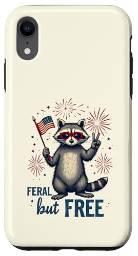 Lustiger Waschbär Feral but Free 4. Juli Patriotische USA-Flagge Hülle für iPhone XR Lustiger Waschbär Feral but Free 4. Juli Patriotische USA-Flagge Hülle für iPhone XR von Raccoon Feral & Free Independence Day 4th of july