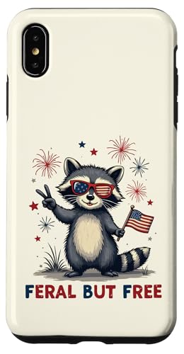 Süße Waschbär Feral but Free 4. Juli Patriotische USA-Flagge Hülle für iPhone XS Max Süße Waschbär Feral but Free 4. Juli Patriotische USA-Flagge Hülle für iPhone XS Max von Raccoon Feral & Free Independence Day 4th of july
