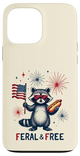 Waschbär Feral but Free 4. Juli Patriotischer Waschbär Hotdog Hülle für iPhone 13 Pro Max Waschbär Feral but Free 4. Juli Patriotischer Waschbär Hotdog Hülle für iPhone 13 Pro Max von Raccoon Feral & Free Independence Day 4th of july
