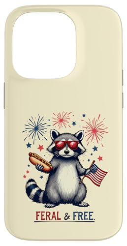 Waschbär Feral but Free 4. Juli Patriotischer Waschbär Hotdog Hülle für iPhone 14 Pro Waschbär Feral but Free 4. Juli Patriotischer Waschbär Hotdog Hülle für iPhone 14 Pro von Raccoon Feral & Free Independence Day 4th of july